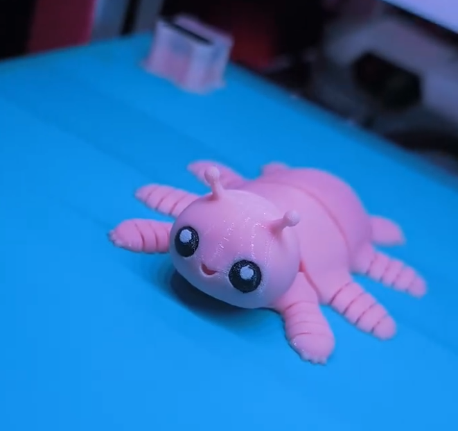 Axolotl-Figur – Rosa
