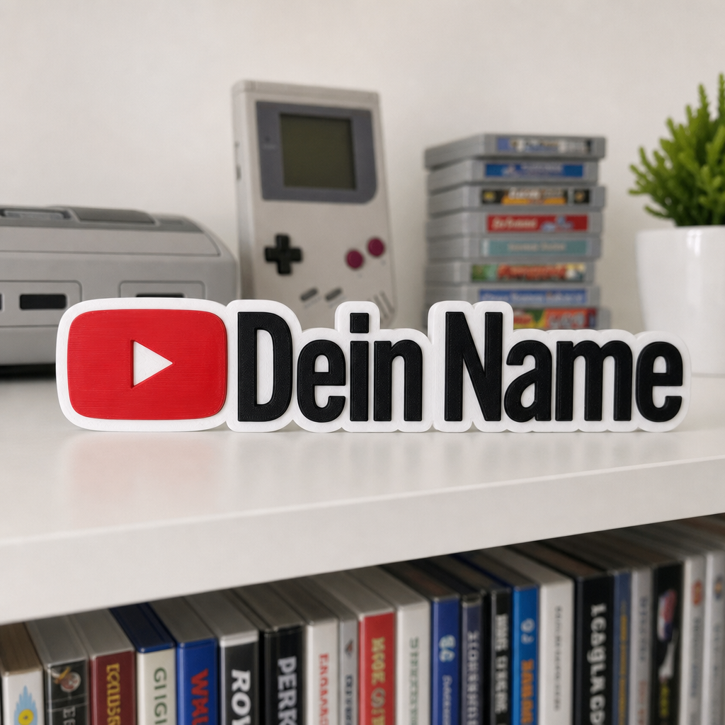 Namensschild – YouTube Style